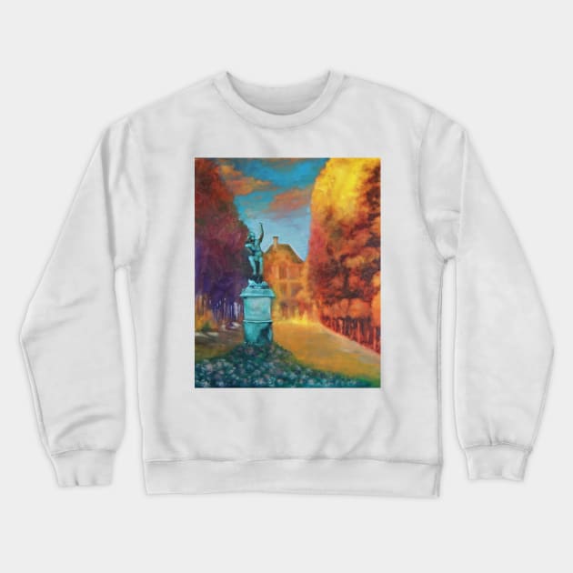 Luxembourg gardens, Paris Crewneck Sweatshirt by Macartvert